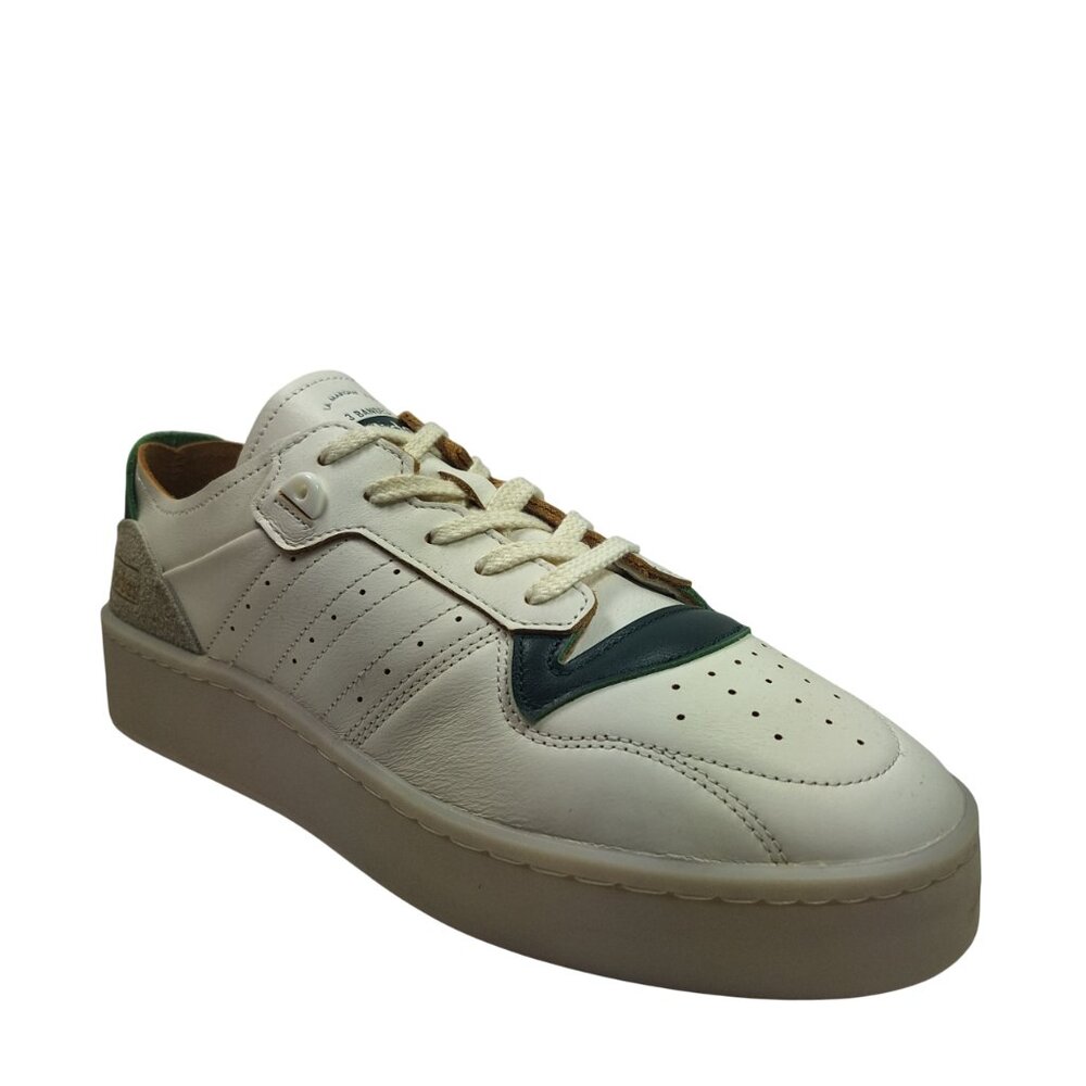 Adidas Originals Men's Rivalry Summer Low White Green Leather Trainers Size 12